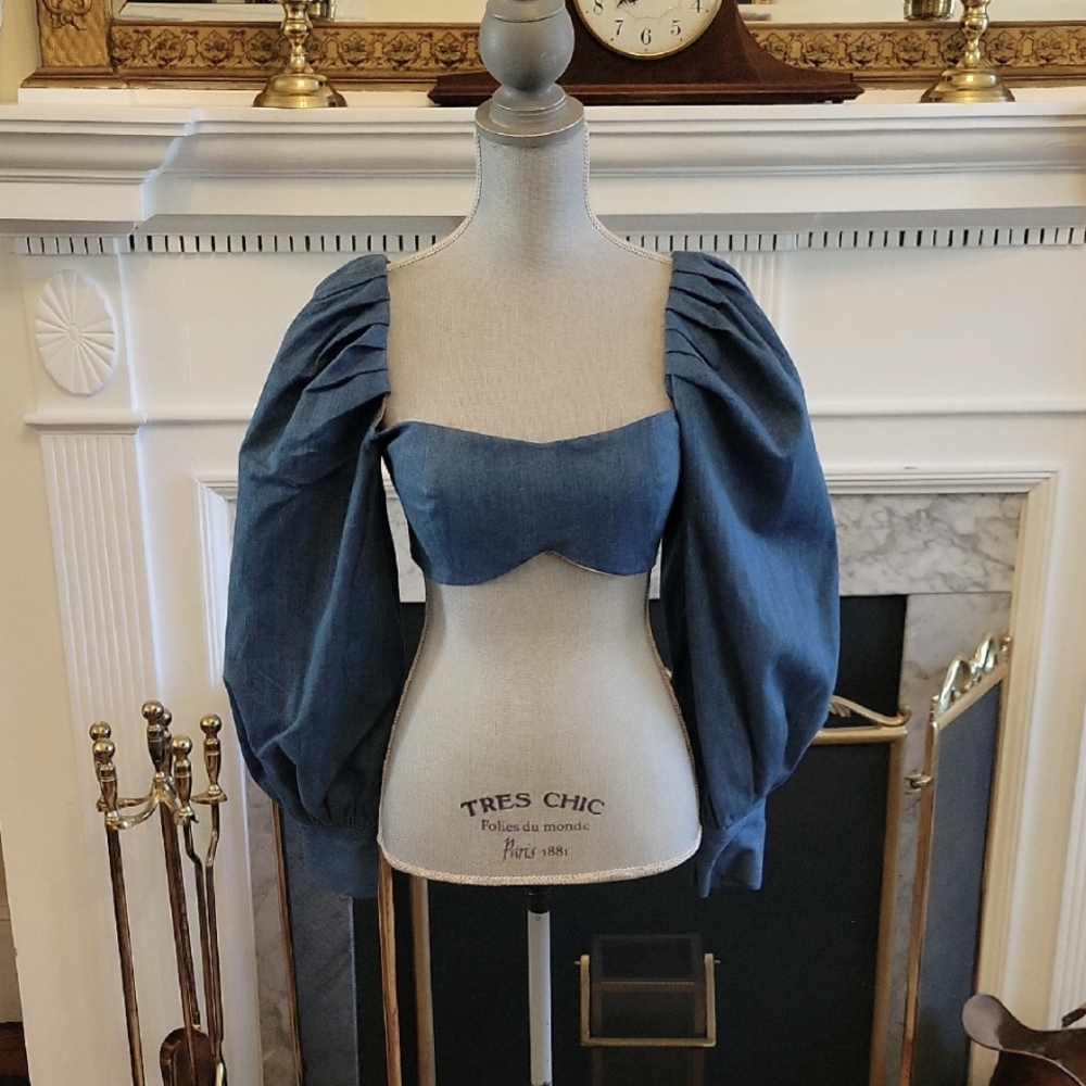 The BRAND Label Denim Top